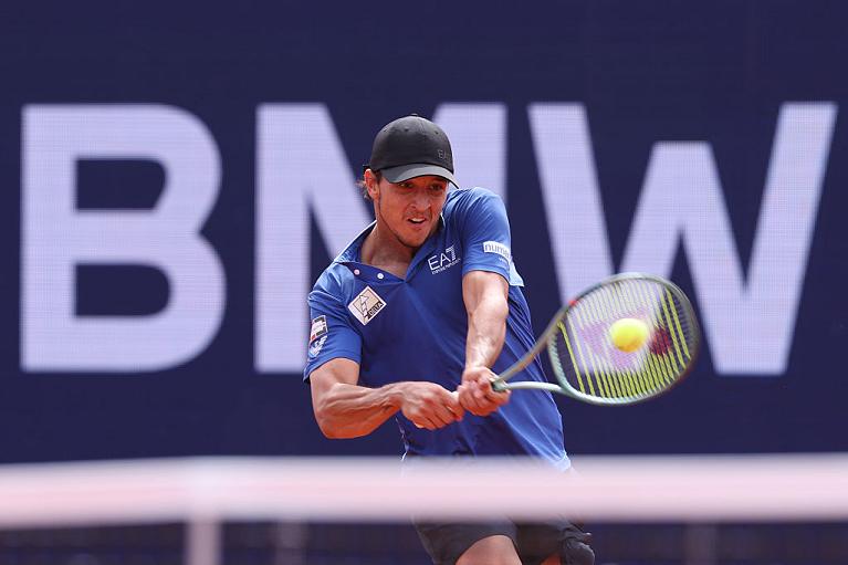 Darderi in azione di rovescio (Getty Images)