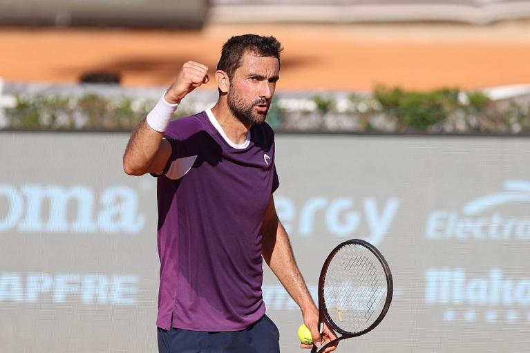L'esultanza di Cilic (Profilo X  Federación de Tenis de Madrid)