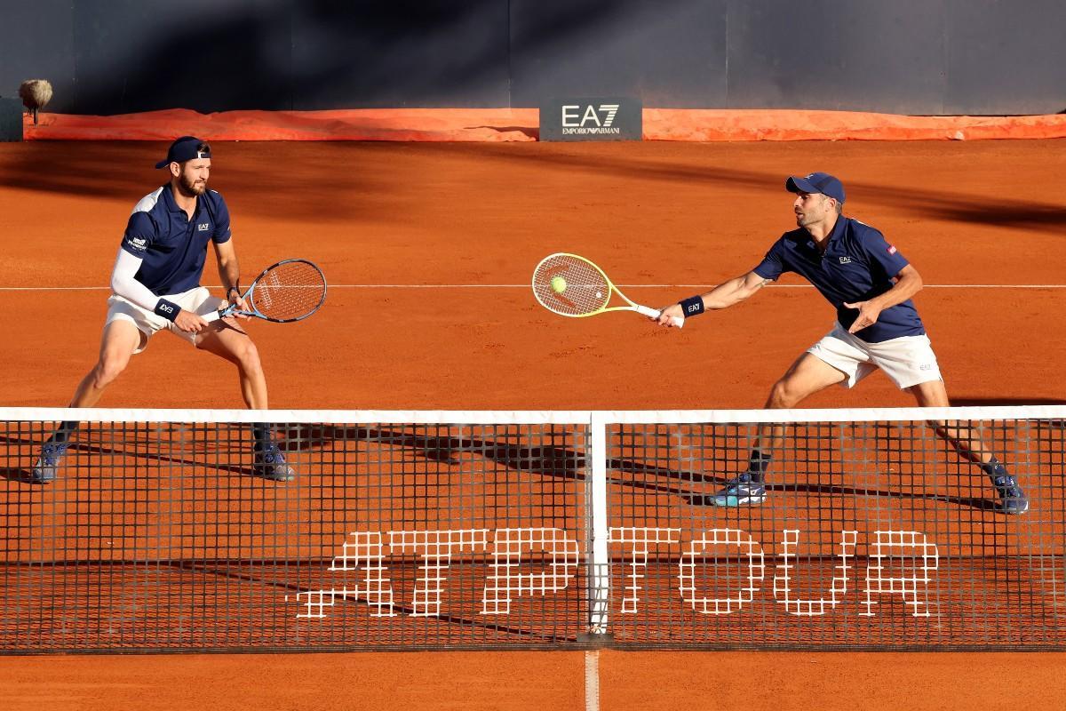 Bolelli e Vavassori in campo al Foro Italico (Foto FITP)