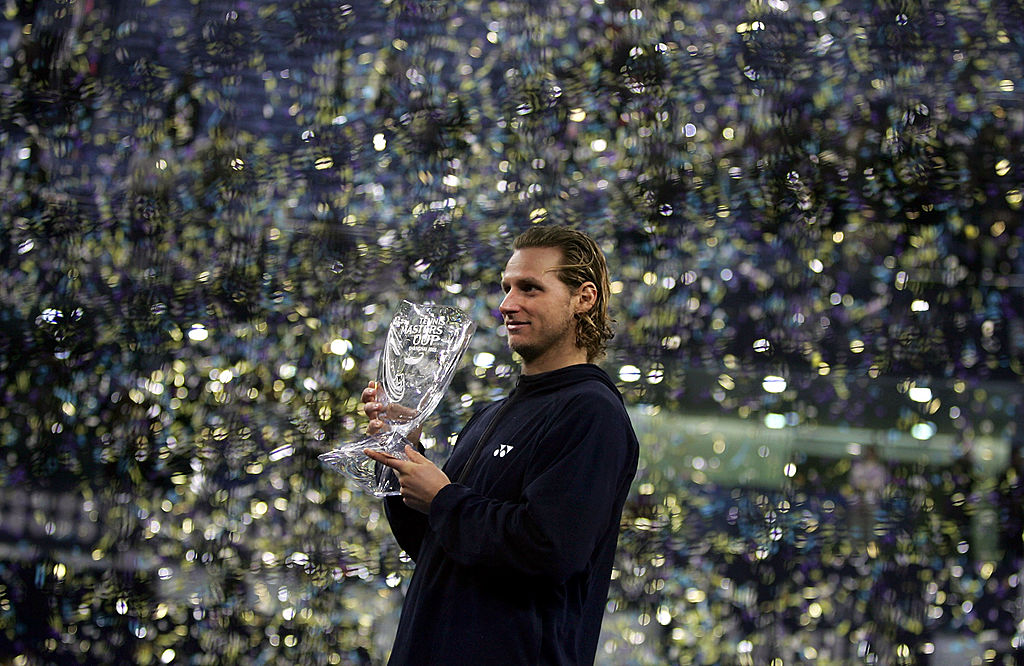 David Nalbandian col trofeo della Masters Cup 2005