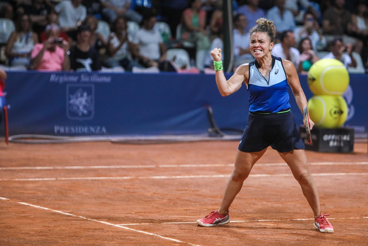 Jamine Paolini a Palermo nel 2023 (Foto Palermo Ladies Open)