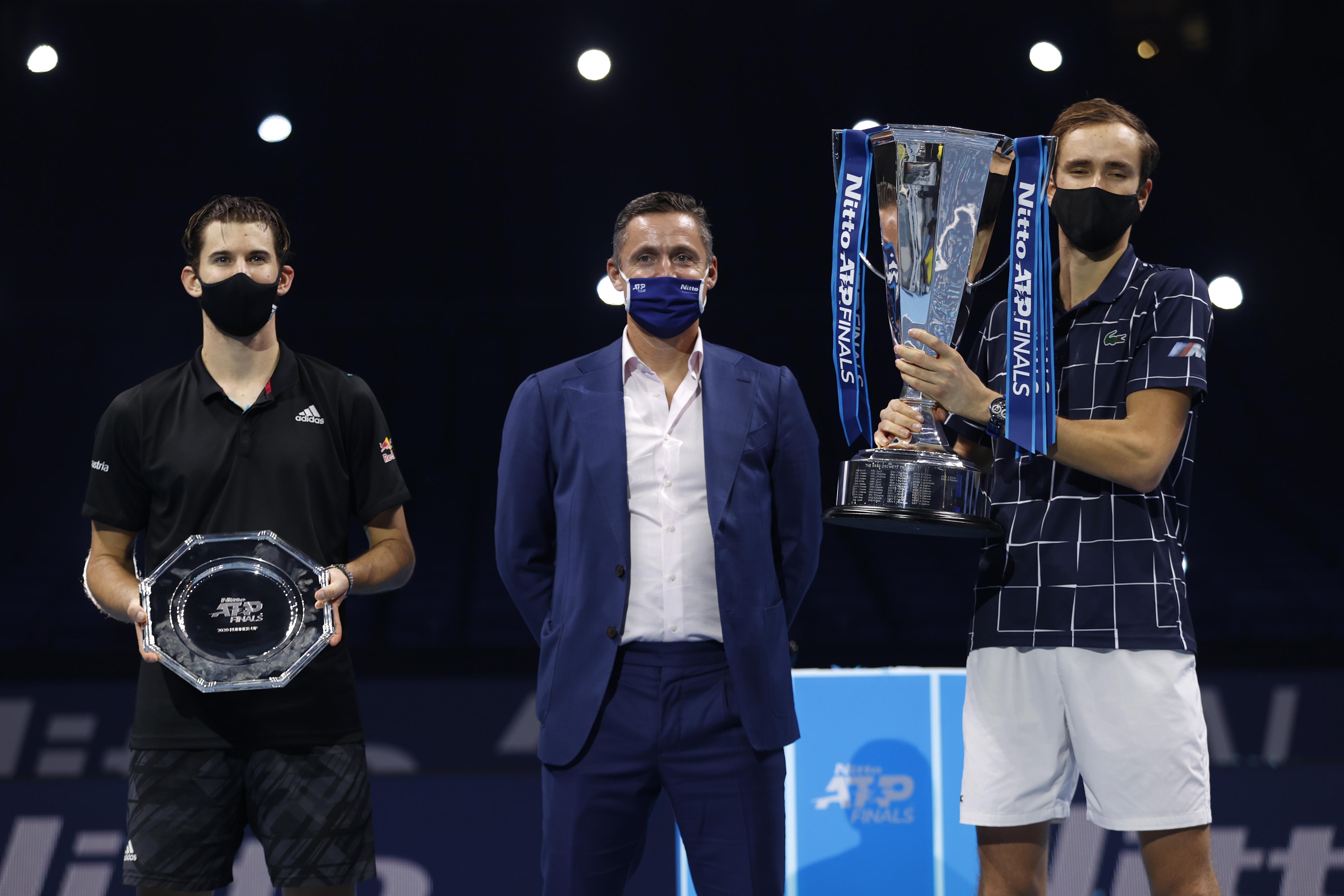 Nitto ATP Finals story, Medvedev ultimo eroe (mascherato) di Londra