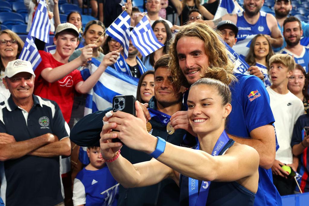 Grecia promossa, le foto della festa