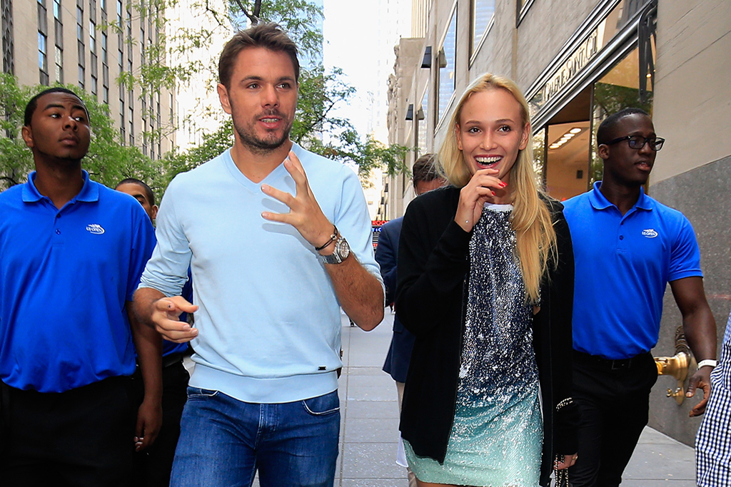 Stan Wawrinka e Donna Vekic