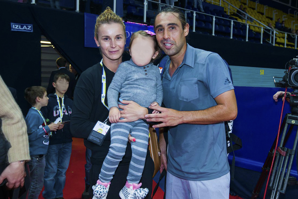 Marcos Baghdatis e Karolina Sprem
