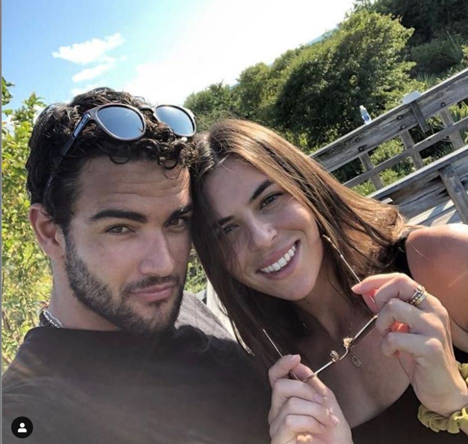 Matteo Berrettini con Ajla Tomljanovic