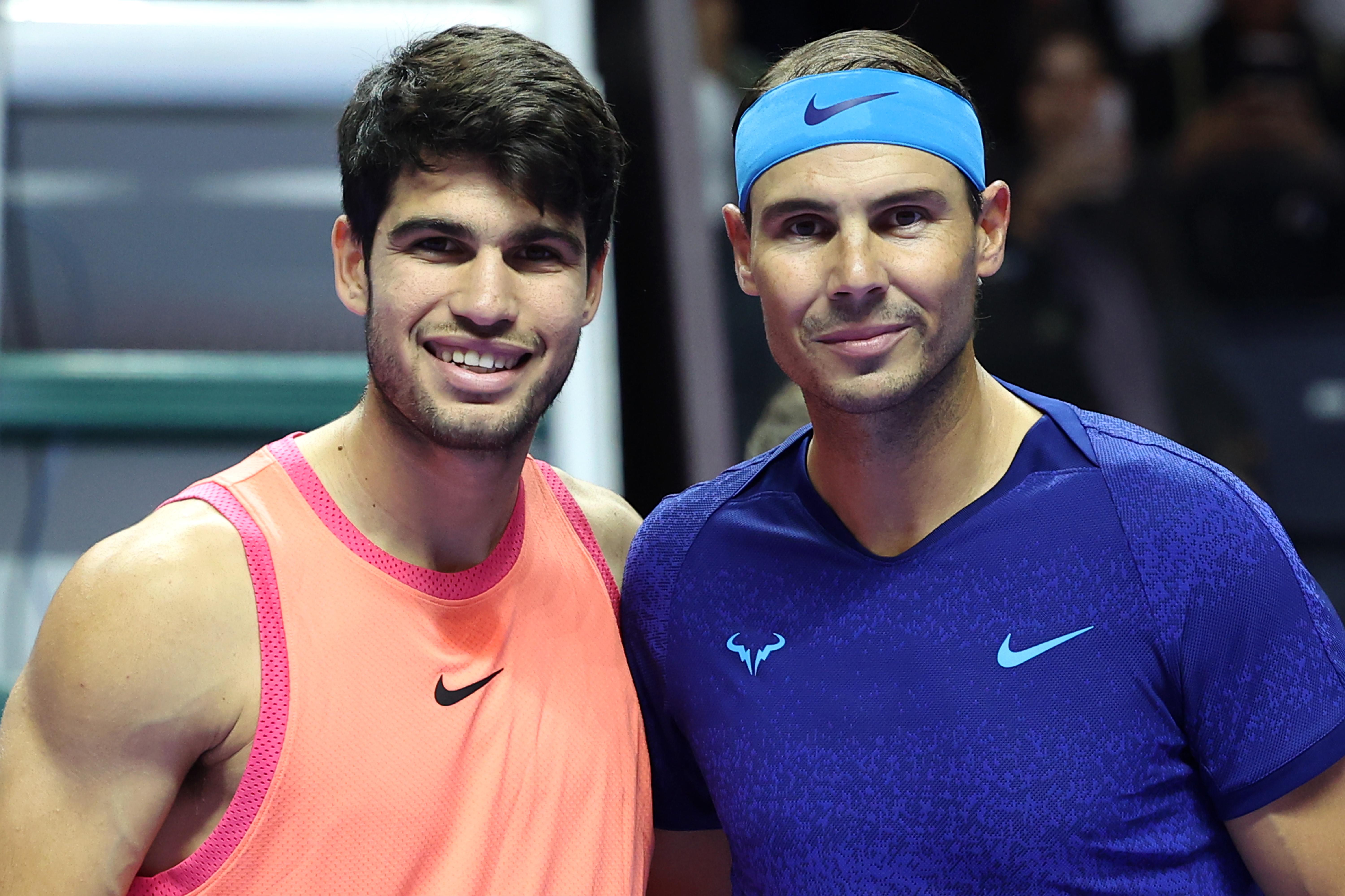 Alcaraz e Nadal, un confronto prima dei 22 anni