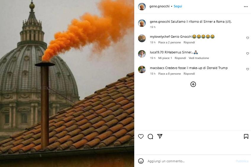 Visti dai social: la fumata… arancione e il sogno di baby Casper