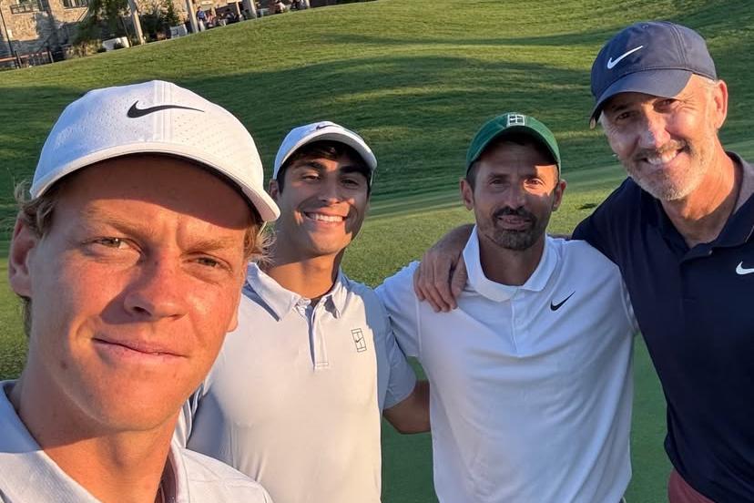 Visti dai social: Sinner golfista e la preparazione della Sabalenka