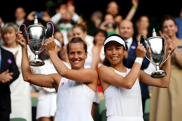 Barbora Strycova e Su-Wei Hsieh campionesse a Wimbledon 2019