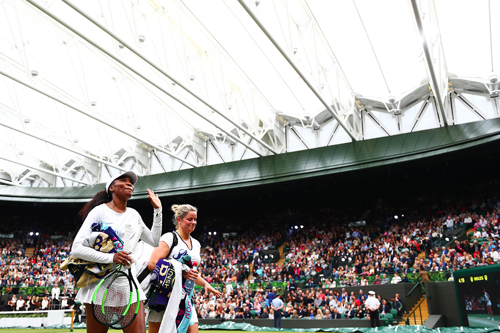 Durante l’evento inaugurale “The No.1 Court Celebration”, in supporto della Wimbledon Foundation, sono stati giocati tre incontri. Venus Williams e Kim Clijsters si sono affrontate in singolare.
